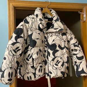 H&M Rare Minnie Mouse Padded Jacket. XL and only worn twice!